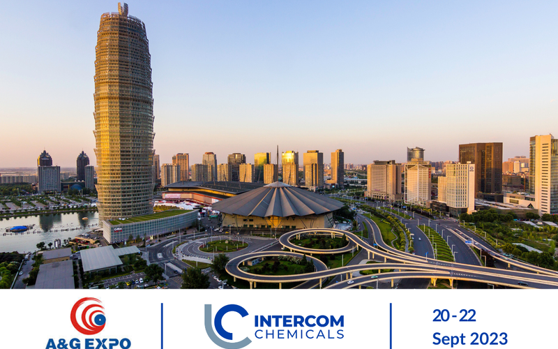 Intercom chemicals alla Fiera A&G 2023 di Zhengzhou a settembre (e non solo!)