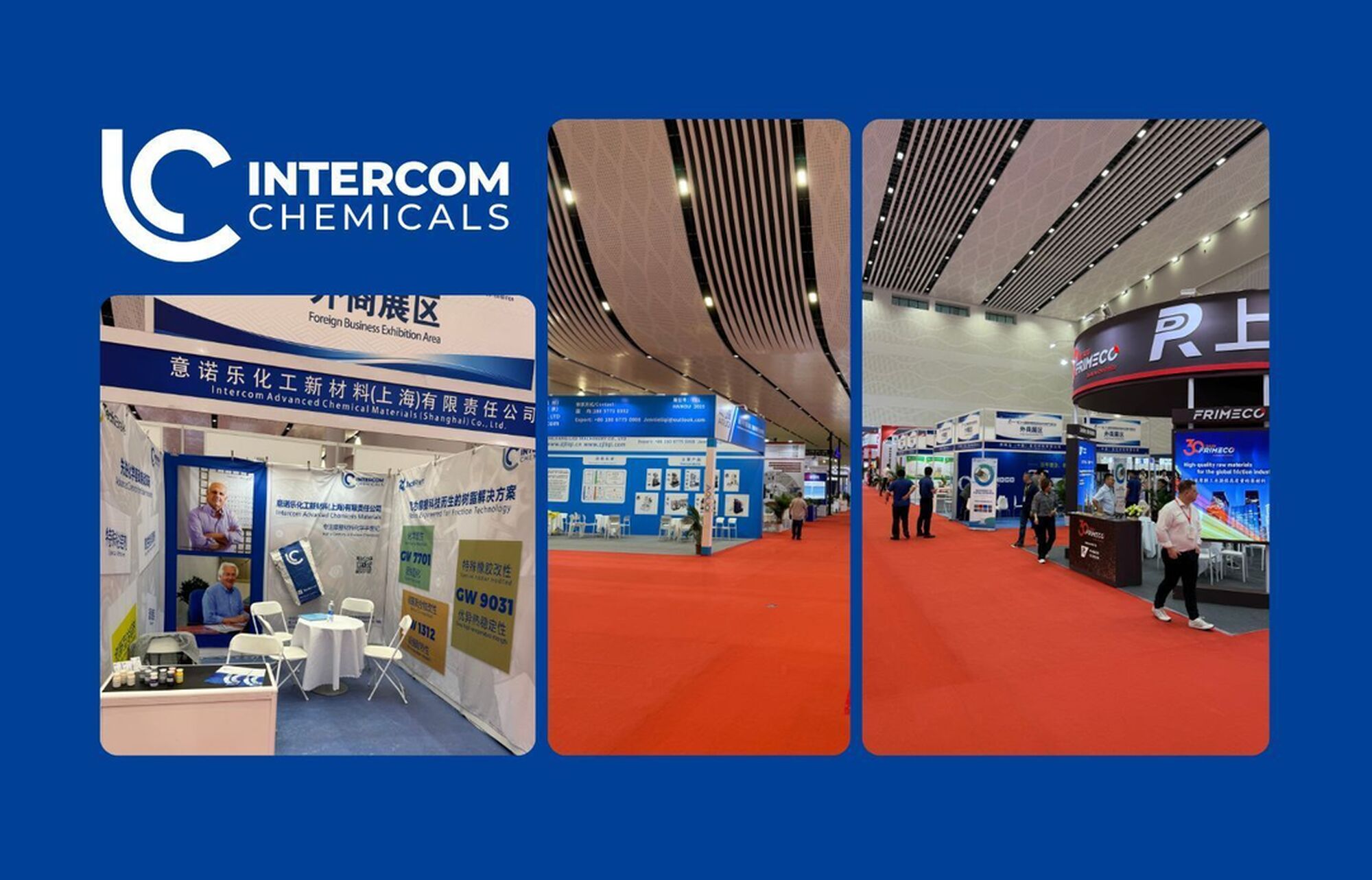 Intercom Chemicals: ottimo riscontro alla fiera del friction CFSMA in Cina